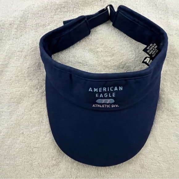 American Eagle Athletic Division Adjustable Blue Visor - Picture 4 of 14